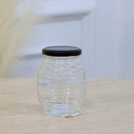 مطربان نمرة 3 زجاج محزز مدور غطا حديد اسود A46/5 =ع1