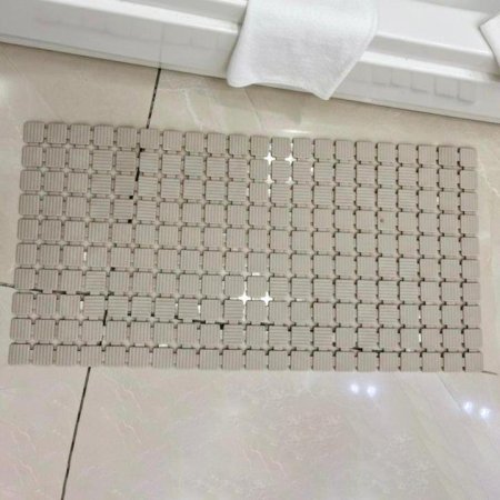 دعسة بانيو مستطيل 68*36سم سلكون مربعات مقطع ملون EL68/4 =ك8